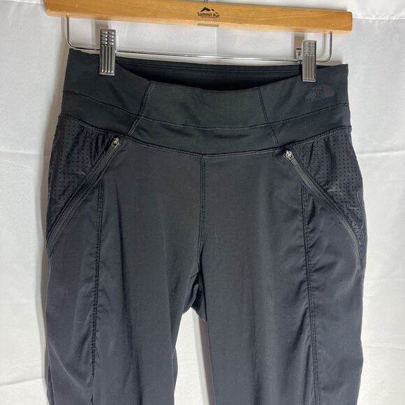 THE NORTH FACE Pants Womens XS Cinch Ankle Athletic Tapered Hiking Black - Picture 2 of 9